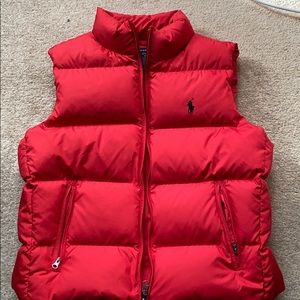 Ralph Lauren polo puffer vest size small worn 1x
